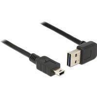 DeLOCK 85184 USB-kabel 0,5 m USB 2.0 USB A Mini-USB B Zwart - thumbnail