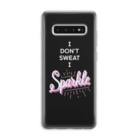 Sparkle quote: Samsung Galaxy S10 4G Transparant Hoesje