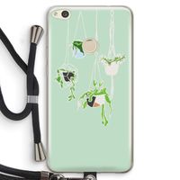Hang In There: Huawei Ascend P8 Lite (2017) Transparant Hoesje met koord