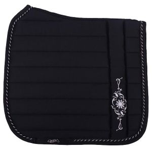 QHP Botanic zadeldek zwart maat:vs pony