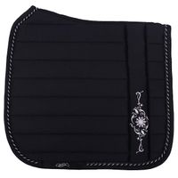 QHP Botanic zadeldek zwart maat:vs pony