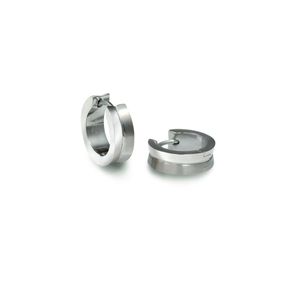 Boccia 0511-02 Oorringen titanium zilverkleurig 5 mm