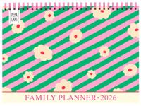 Pepa Lani Family Planner 2026 Flowerstripes
