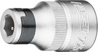 HAZET Adapter 2250-5 · 1/2 inch (12,5 mm) vierkant hol · 5/16 inch (8 mm) zeskant hol · Lengte: 36 mm