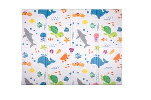 Speelkleed 90 x 120 x 0,8cm Zeedieren - Playmat 90 x 120 x 0,8cm Sea animals