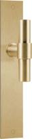 Formani deurkruk Piet Boon ONE PBT20P236SFC op schild - PVD mat goud