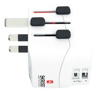 Skross Pro Light World-reisadapter met USB-C, USB-A - 1750W - thumbnail