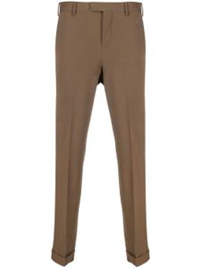 PT Torino pantalon de costume à coupe droite - Marron