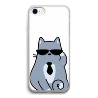 Cool cat: iPhone SE 2020 Transparant Hoesje