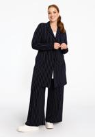 Yoek Pantalon loose fit PINSTRIPE | Blauw | Maat 58/60