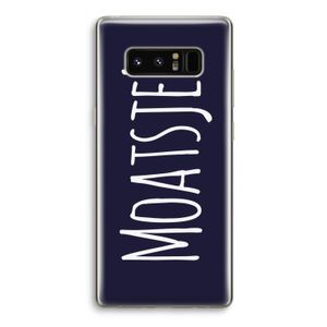 Moatsje!: Samsung Galaxy Note 8 Transparant Hoesje