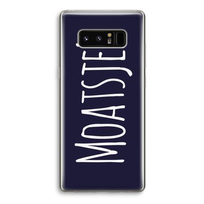 Moatsje!: Samsung Galaxy Note 8 Transparant Hoesje