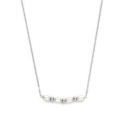 TFT Zilveren Ketting Parel 3,5 mm 42 + 3 cm