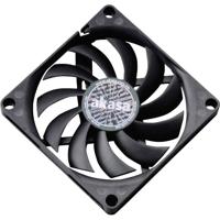 Akasa AK-FN076 Slimline PC-ventilator Zwart (b x h x d) 80 x 80 x 10.8 mm