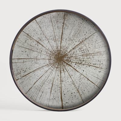 Ethnicraft Rond Dienblad 'Slice' 48cm, kleur Light Aged