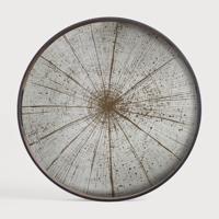 Ethnicraft Rond Dienblad 'Slice' 48cm, kleur Light Aged
