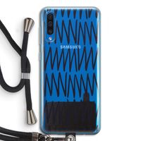 Marrakech Zigzag: Samsung Galaxy A50 Transparant Hoesje met koord