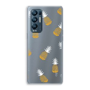 Ananasjes: Oppo Find X3 Neo Transparant Hoesje