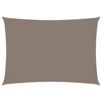 vidaXL Zonnescherm rechthoekig 3x5 m oxford stof taupe