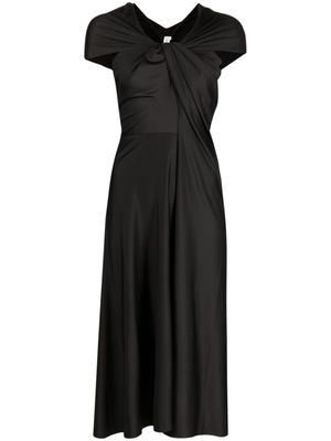 Victoria Beckham robe en dentelle à mancherons - Noir