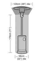 Garland GASHEATERHOES (hoogte 179cm) - thumbnail