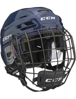 Ccm Htc Tacks 310 Hockey Helm Combo (zwart) Navy M / 55-59cm