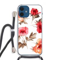 Roosjes: iPhone 12 Transparant Hoesje met koord