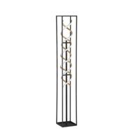 Fischer & Honsel Design vloerlampGian zwart led - 40495