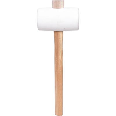 KS Tools 140.1236 Rubberen hamer wit, 735g