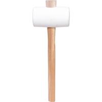 KS Tools 140.1236 Rubberen hamer wit, 735g