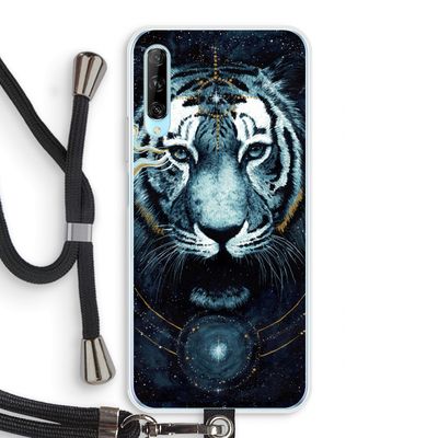 Darkness Tiger: Huawei P Smart Pro Transparant Hoesje met koord