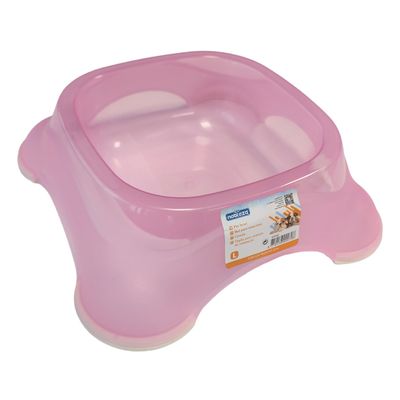 Nobleza Hondenvoerbak roze - Maat L