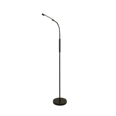 Searchlight Richtbare vloerlampPlume oplaadbaar - 10430BK