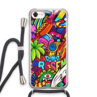 Represent: iPhone 7 Transparant Hoesje met koord