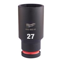 Milwaukee Accessoires shockwave krachtdop 1/2" lang 27 mm | 1 stuk - 4932480345