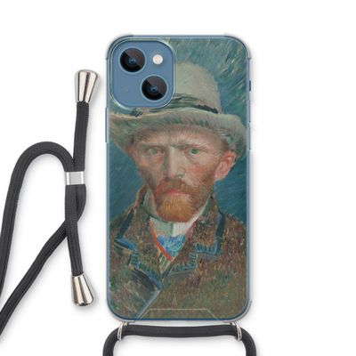 Van Gogh: iPhone 13 mini Transparant Hoesje met koord