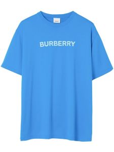 Burberry t-shirt en jersey à logo imprimé - Bleu