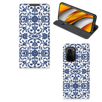 Xiaomi Mi 11i | Poco F3 Smart Cover Flower Blue - thumbnail