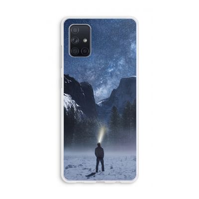 Wanderlust: Galaxy A71 Transparant Hoesje