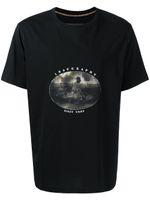 Ziggy Chen t-shirt en coton à imprimé graphique - Noir