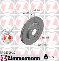 Remschijf Coat Z 540530020