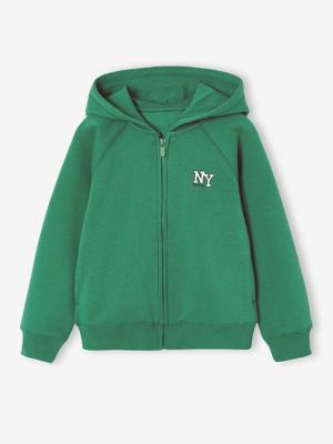 Sweater met rits jongen Basics groen Sweater met rits jongen Basics groen