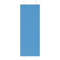 Pliss rolgordijn 75x200 cm stofbreedte 74,4 cm polyester blauw