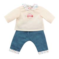 Corolle t-shirt en spijkerbroek voor babypop, 30cm