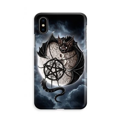 Volle maan: iPhone Xs Volledig Geprint Hoesje