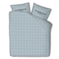 Dekbedovertrek McGregor Katoen Flanel Coastal Blues Ruiten 200x200 Cm Verwarmend McGregor - Dekbed-Discounter.nl