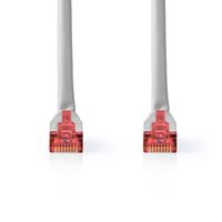 Nedis CCGL85220GY10 netwerkkabel Grijs 1 m Cat6 SF/UTP (S-FTP) - thumbnail