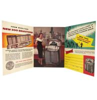 Originele Wurlitzer 2000 Jukebox Brochure En Interesse Formulier