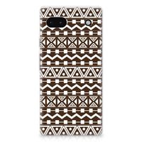 Google Pixel 6A TPU bumper Aztec Brown