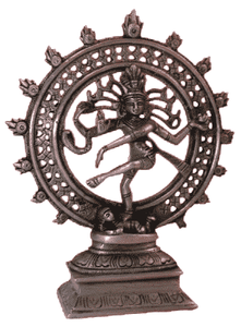 Shiva Nataraj Messing Eénkleurig (20 cm)